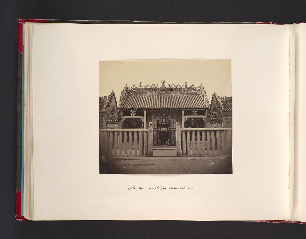 House in Saigon, Cochin China, Attributed to John Thomson (British, Edinburgh, Scotland 1837–1921 London), Albumen silver print from glass negative 