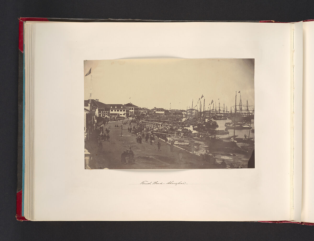 French Bund, Shanghai, Attributed to John Thomson (British, Edinburgh, Scotland 1837–1921 London), Albumen silver print from glass negative 