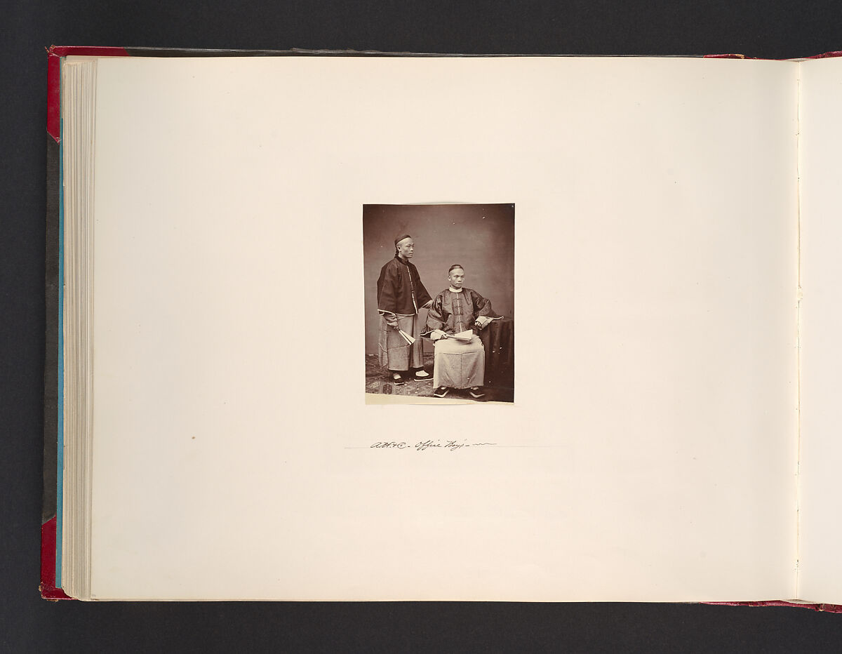 Augustine Heard & Co. Office Boys, Attributed to John Thomson (British, Edinburgh, Scotland 1837–1921 London), Albumen silver print from glass negative 