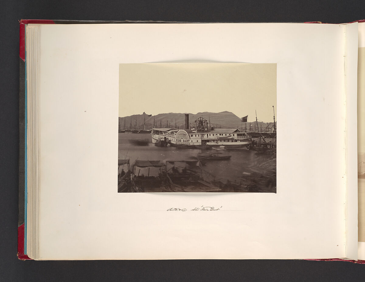 Augustine Heard & Co. Steamer "Five Dart", Attributed to John Thomson (British, Edinburgh, Scotland 1837–1921 London), Albumen silver print from glass negative 
