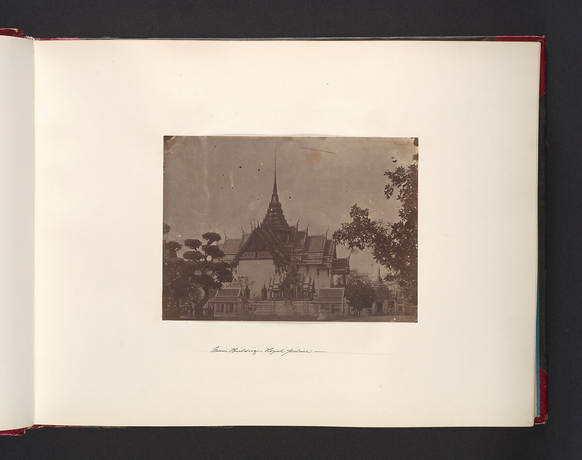 Main Building - Royal Palace, Attributed to John Thomson (British, Edinburgh, Scotland 1837–1921 London), Albumen silver print from glass negative 
