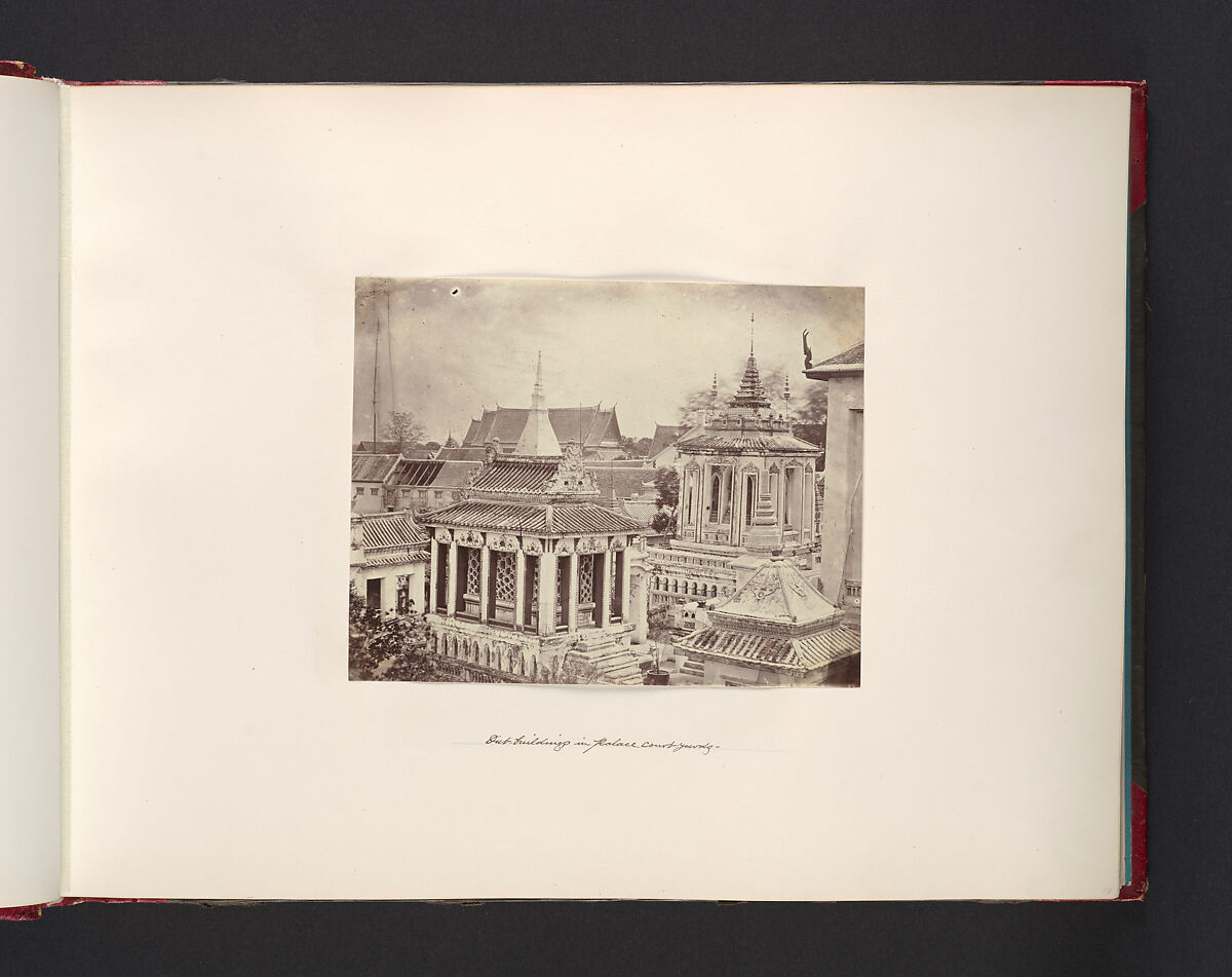 Out-Buildings in Palace Courtyards, Attributed to John Thomson (British, Edinburgh, Scotland 1837–1921 London), Albumen silver print from glass negative