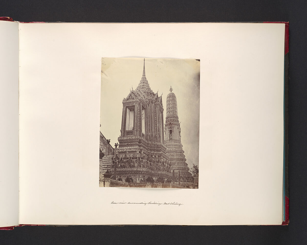 Near View Surrounding Buildings, Wat Chiang, Attributed to John Thomson (British, Edinburgh, Scotland 1837–1921 London), Albumen silver print from glass negative 