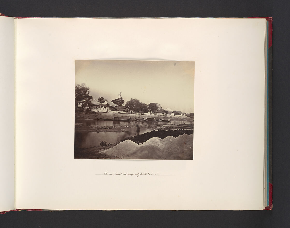 Government Houses at Petchaburi, Attributed to John Thomson (British, Edinburgh, Scotland 1837–1921 London), Albumen silver print from glass negative 