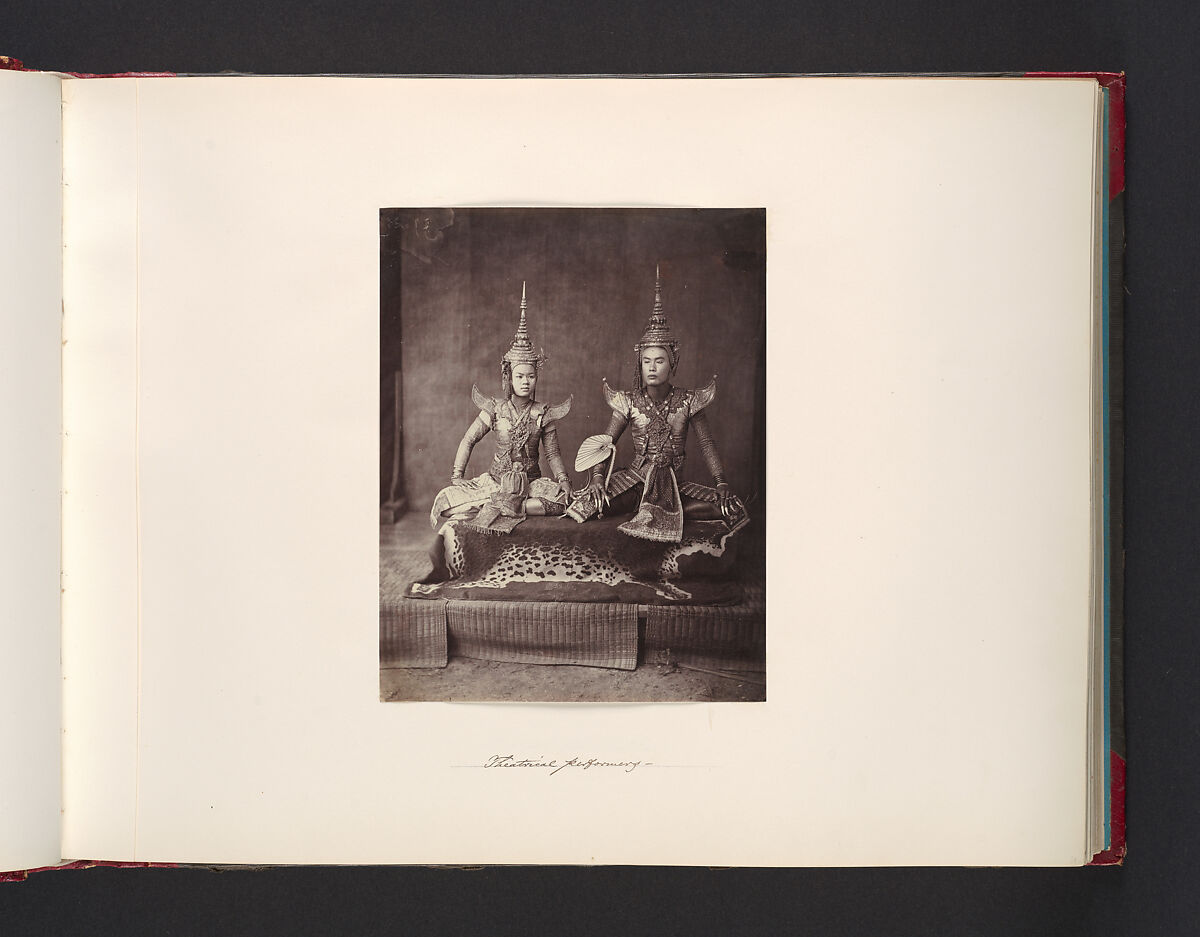 Theatrical Performers, Attributed to John Thomson (British, Edinburgh, Scotland 1837–1921 London), Albumen silver print from glass negative 