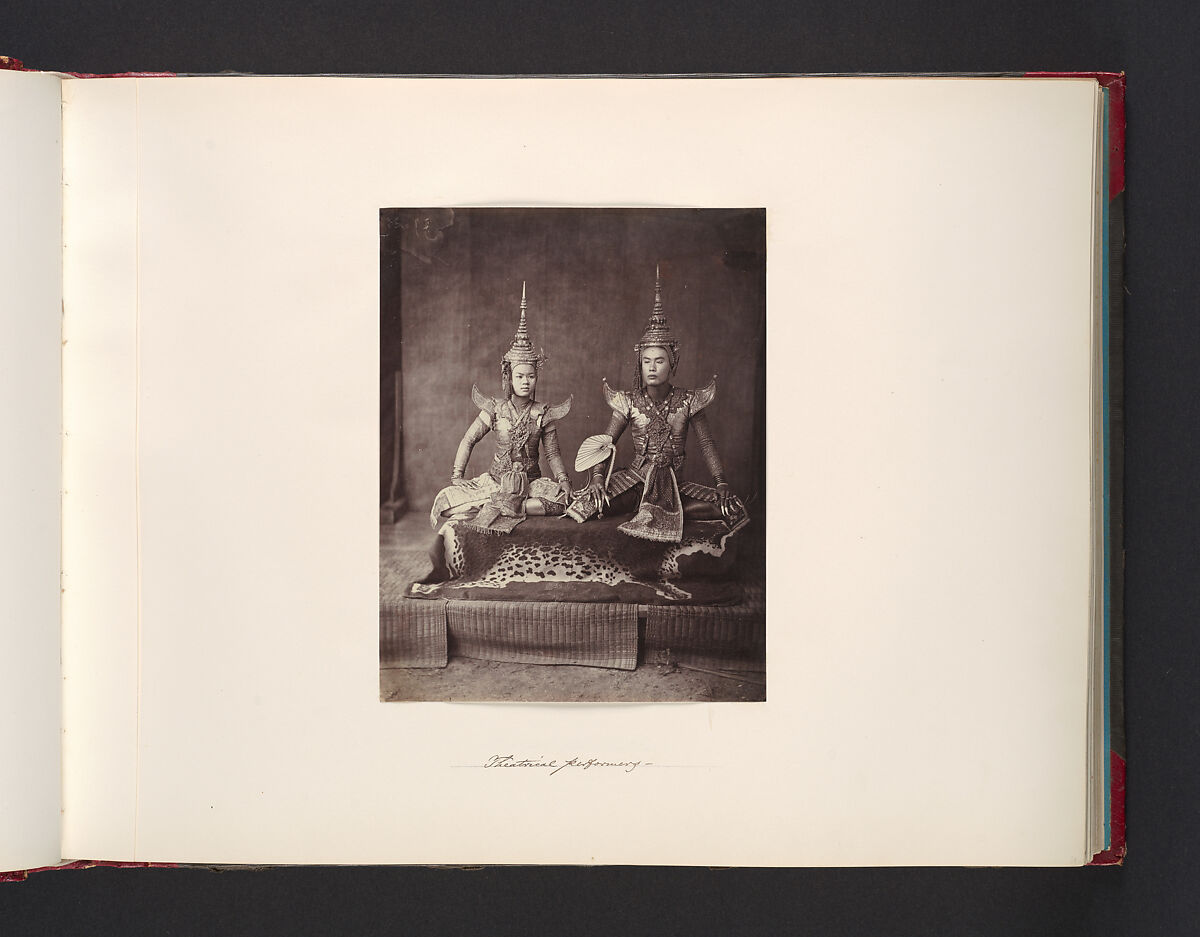 Theatrical Performers, Attributed to John Thomson (British, Edinburgh, Scotland 1837–1921 London), Albumen silver print from glass negative