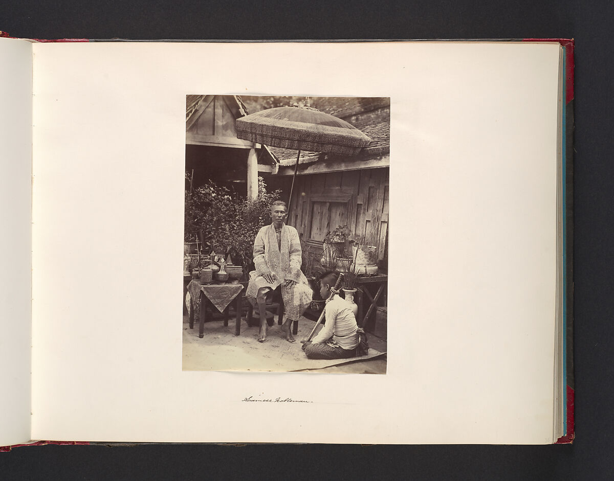 Siamese Nobleman, Attributed to John Thomson (British, Edinburgh, Scotland 1837–1921 London), Albumen silver print from glass negative 
