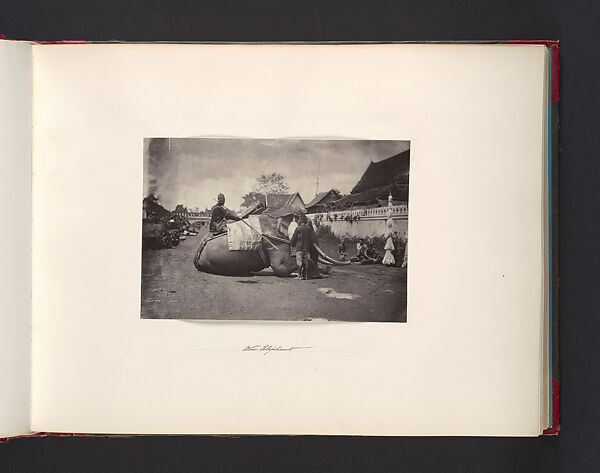 Wat Elephant, John Thomson (British, Edinburgh, Scotland 1837–1921 London), Albumen silver print from glass negative 