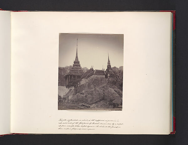 Temple at Prabat, Attributed to John Thomson (British, Edinburgh, Scotland 1837–1921 London), Albumen silver print from glass negative 