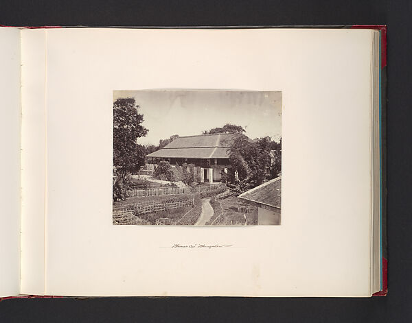 Borneo Co. Bungalow, Attributed to John Thomson (British, Edinburgh, Scotland 1837–1921 London), Albumen silver print from glass negative 