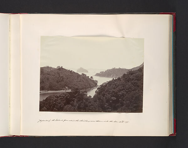 Papenberg, the Island from Which the Christians were Thrown into the Sea, Attributed to John Thomson (British, Edinburgh, Scotland 1837–1921 London), Albumen silver print from glass negative 