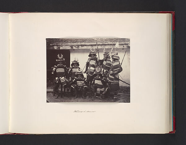 Warriors in Armor, Attributed to John Thomson (British, Edinburgh, Scotland 1837–1921 London), Albumen silver print from glass negative 