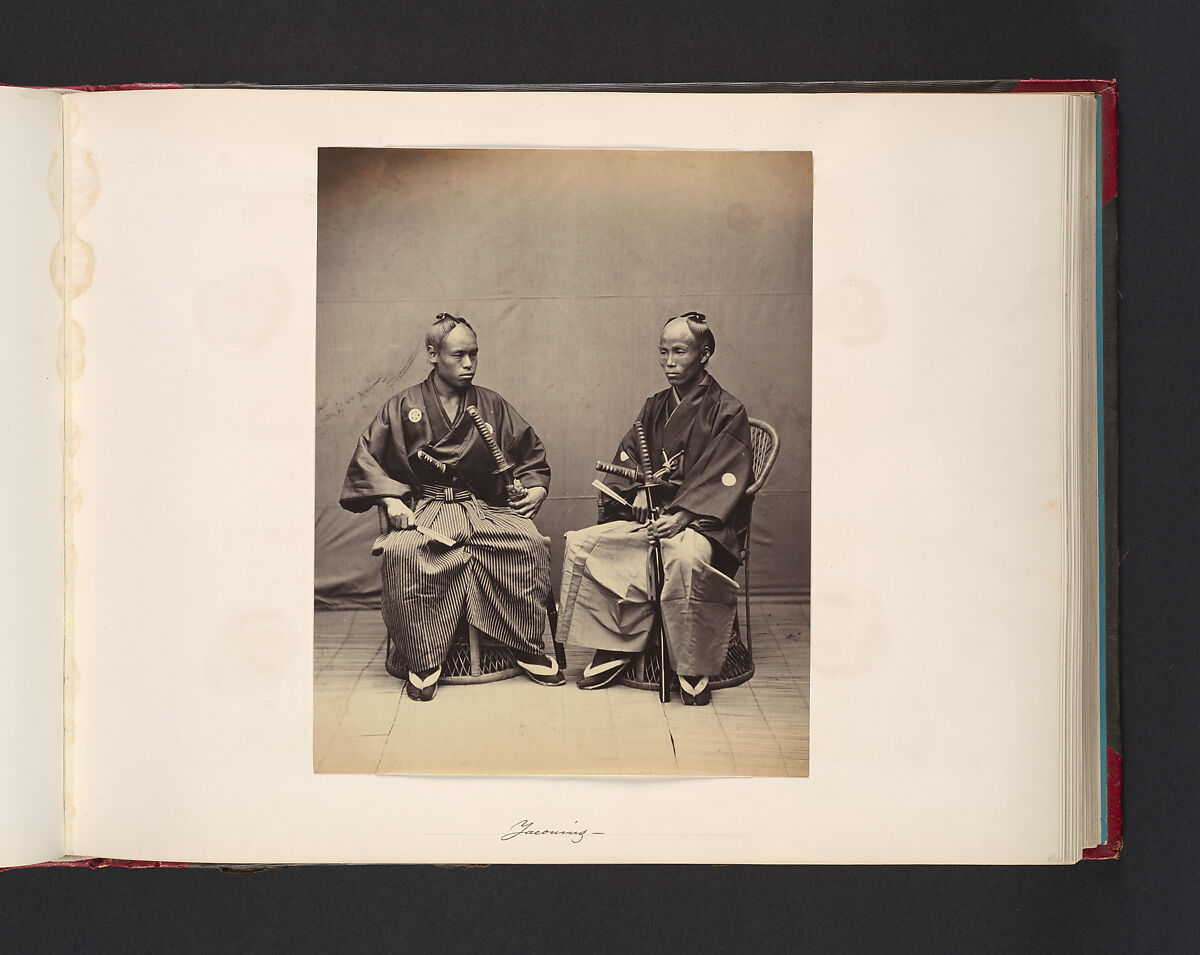 [Portrait of Two Government Officials], Attributed to John Thomson (British, Edinburgh, Scotland 1837–1921 London), Albumen silver print from glass negative 
