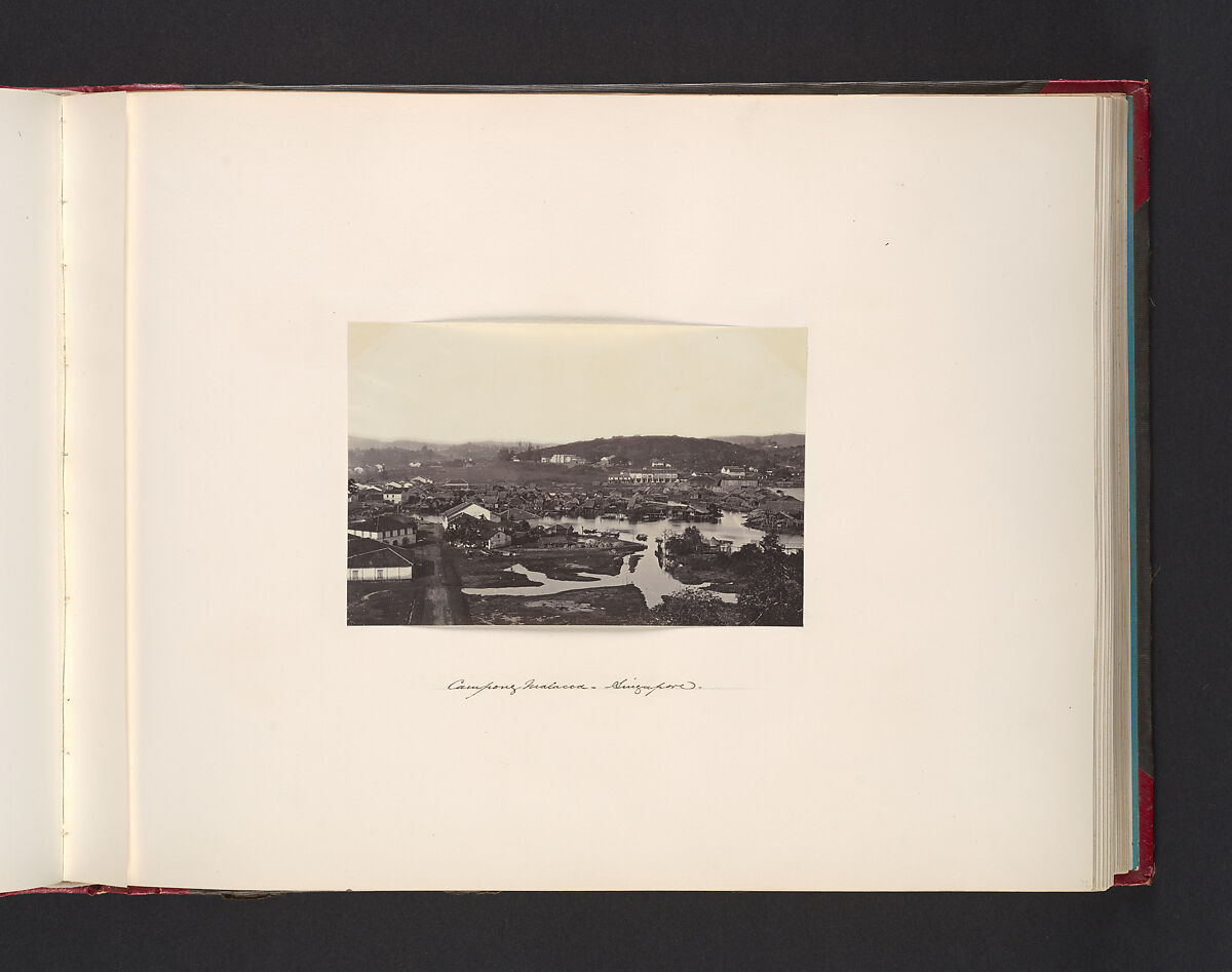 Campong Malacca, Singapore, Attributed to John Thomson (British, Edinburgh, Scotland 1837–1921 London), Albumen silver print from glass negative 