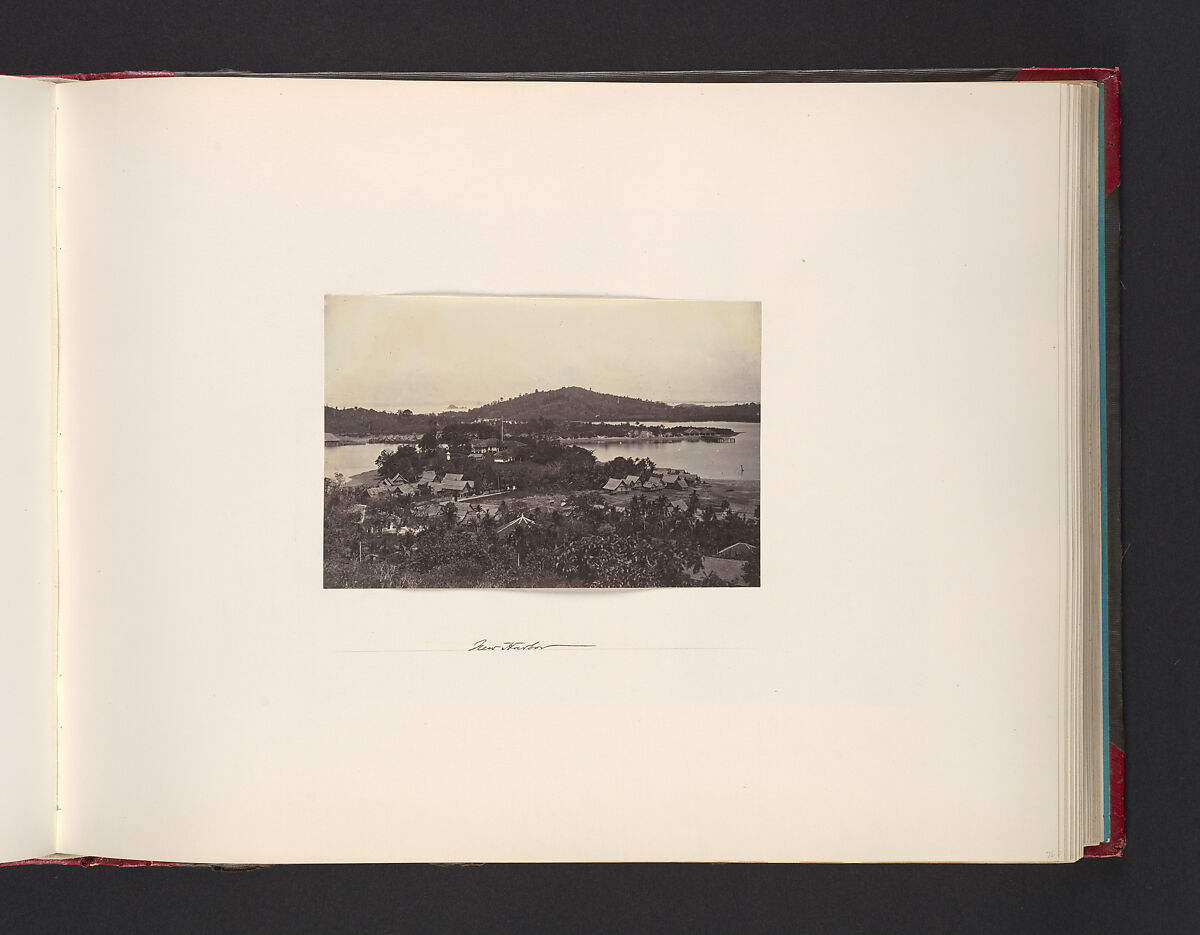 New Harbor, Attributed to John Thomson (British, Edinburgh, Scotland 1837–1921 London), Albumen silver print from glass negative 