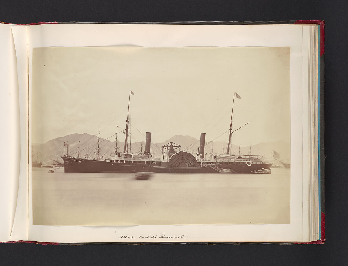 Augustine Heard & Co. Coast Steamer "Survonada", Attributed to John Thomson (British, Edinburgh, Scotland 1837–1921 London), Albumen silver print from glass negative 