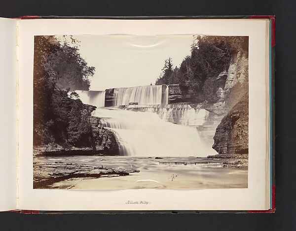 Trenton Falls, Attributed to John Thomson (British, Edinburgh, Scotland 1837–1921 London), Albumen silver print from glass negative 