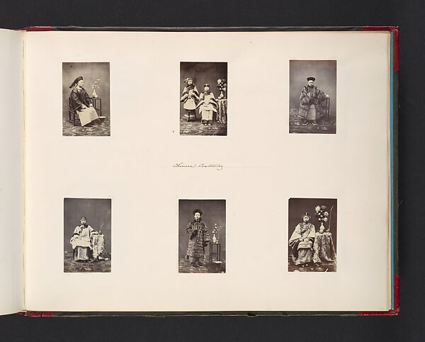 Chinese Costumes, Attributed to John Thomson (British, Edinburgh, Scotland 1837–1921 London), Albumen silver print from glass negative 