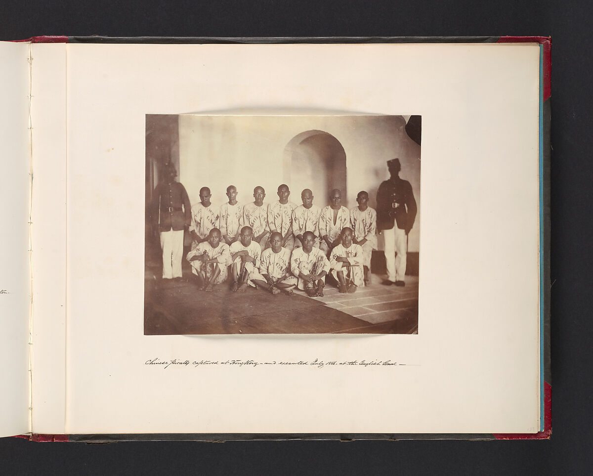 Chinese Pirates Captured at Hong Kong and Executed July 1866, Attributed to John Thomson (British, Edinburgh, Scotland 1837–1921 London), Albumen silver print from glass negative 