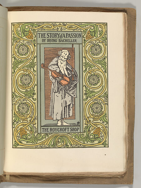 The Story of a Passion, John Ruskin (British, London 1819–1900 Brantwood, Cumbria), Book