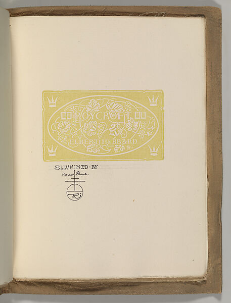 The Story of a Passion, John Ruskin (British, London 1819–1900 Brantwood, Cumbria), Book