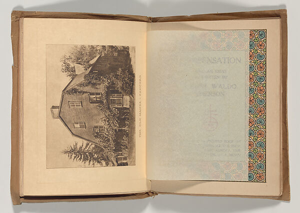 Compensation, being an Essay written by Ralph Waldo Emerson, Ralph Waldo Emerson (American, Boston, Massachusetts 1803–1882 Concord, Massachusetts), Book