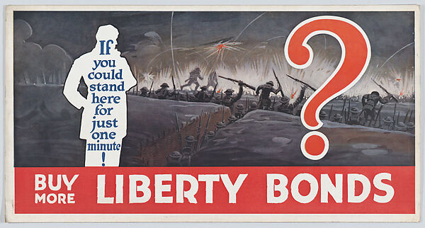 Buy more liberty bonds, Anonymous, American, 20th century, Commercial color lithograph 