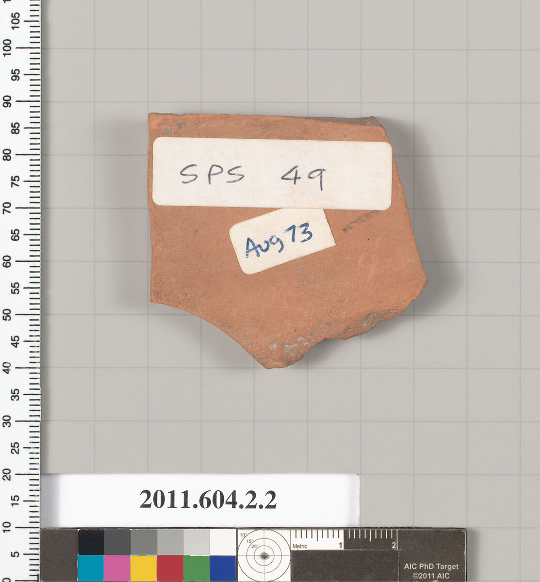 Terracotta fragment of a neck-amphora (jar), Terracotta, Greek, Attic