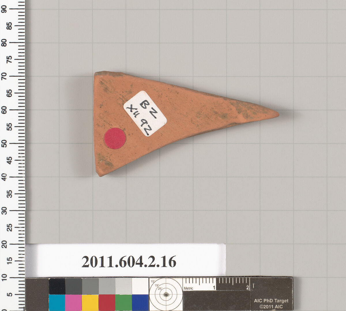 Terracotta fragment of a neck-amphora (jar), Terracotta, Greek, Attic