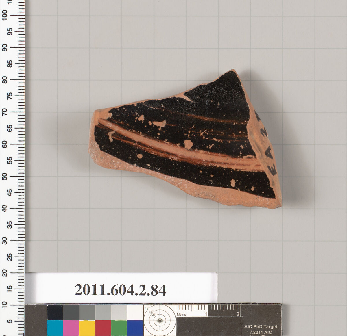 Terracotta fragment of a pelike (jar), Terracotta, Greek, Attic