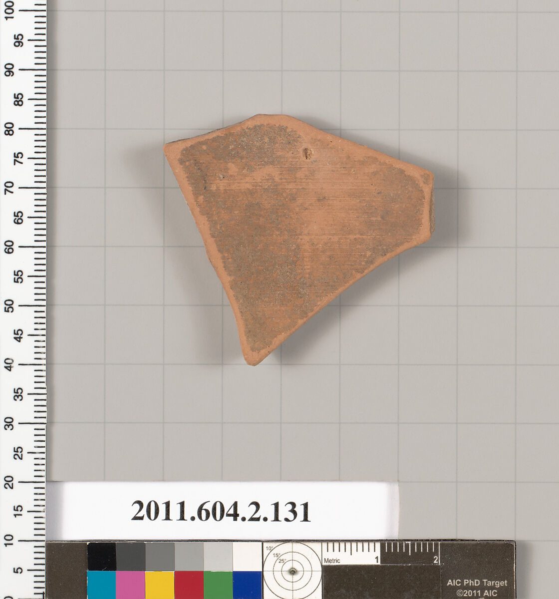 Terracotta fragment of a pelike (jar), Terracotta, Greek, Attic