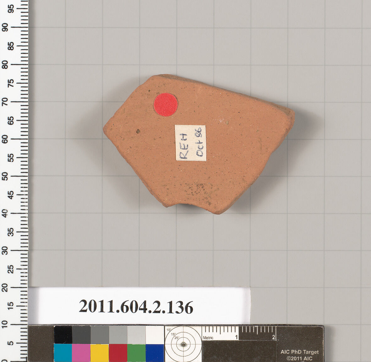 Terracotta fragment of a pelike (jar), Terracotta, Greek, Attic