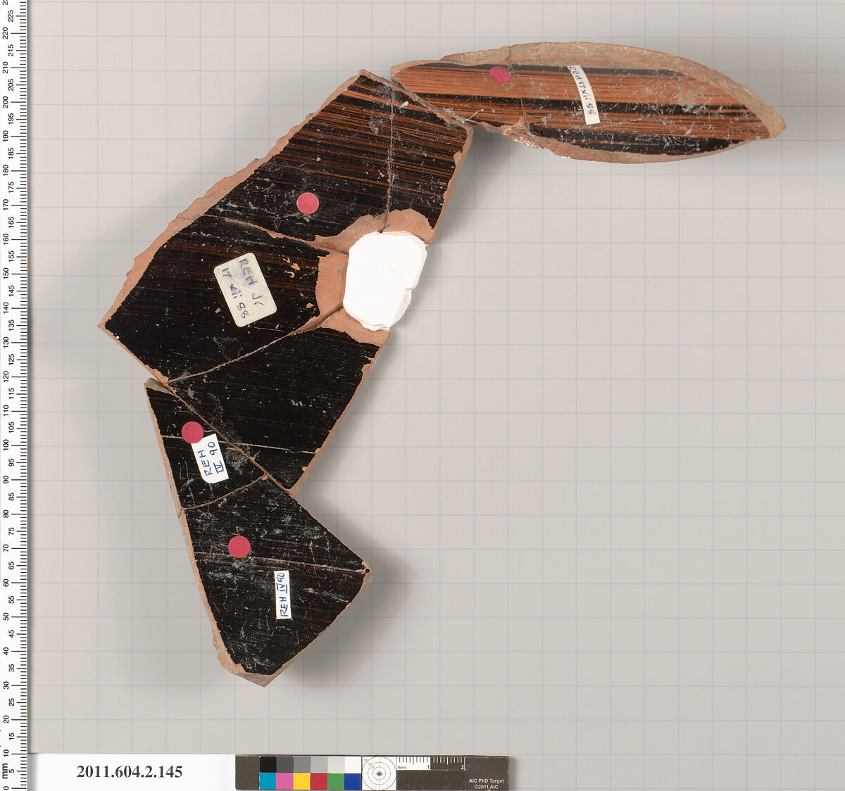 Terracotta fragment of a stamnos (jar), Terracotta, Greek, Attic
