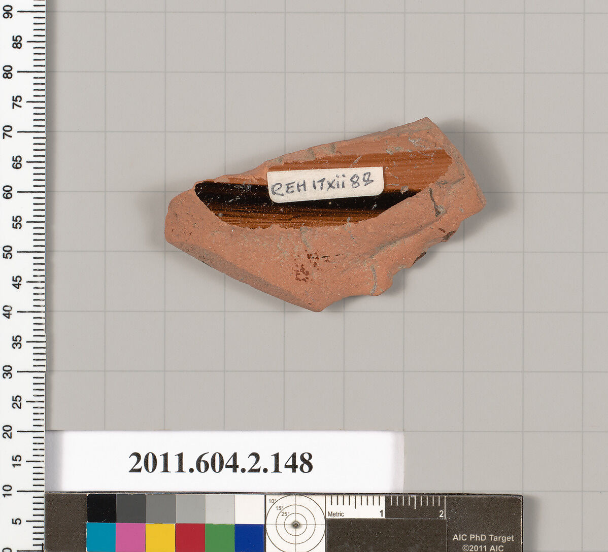 Terracotta fragment of a stamnos (jar), Terracotta, Greek, Attic
