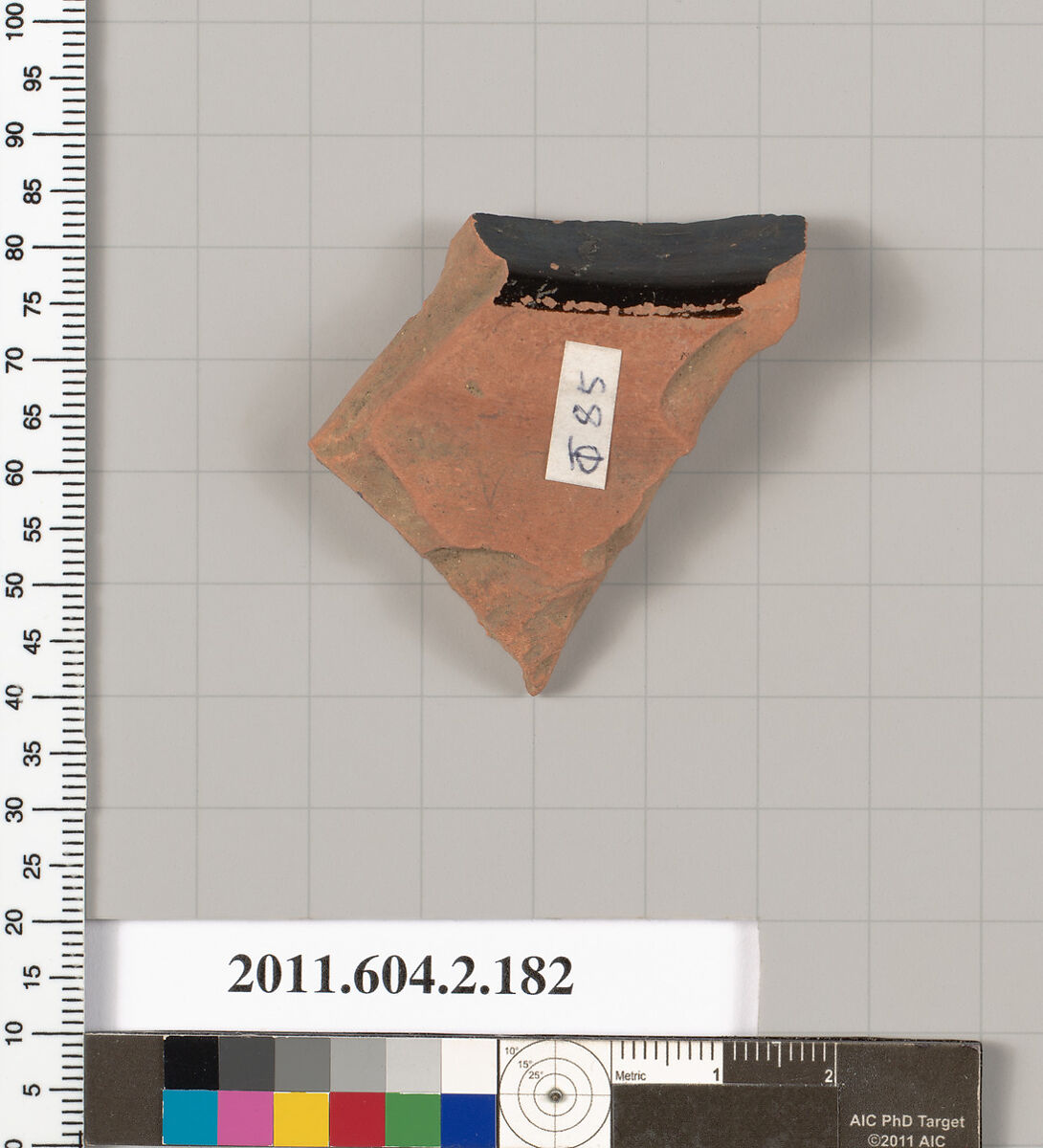 Terracotta fragment of a stamnos (jar), Terracotta, Greek, Attic