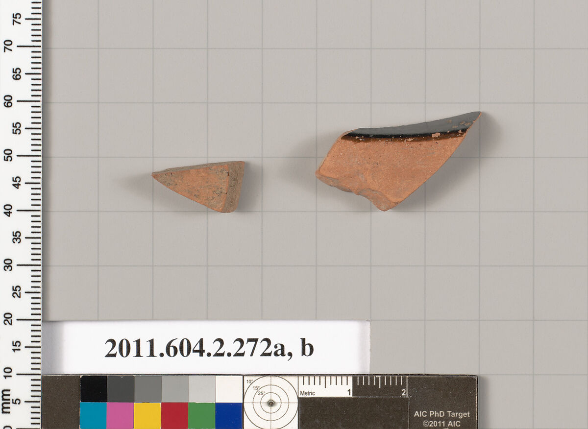 Terracotta fragments of stamnoi (jars), Terracotta, Greek, Attic