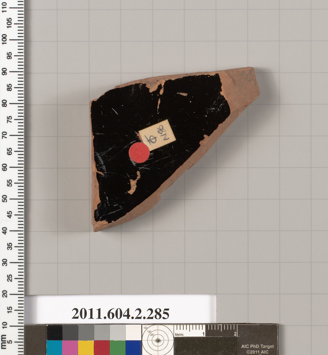 Terracotta fragment of a volute-krater (bowl for mixing wine and water), Terracotta, Greek, Attic