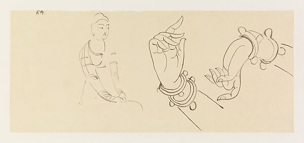 Hands and donor figure
