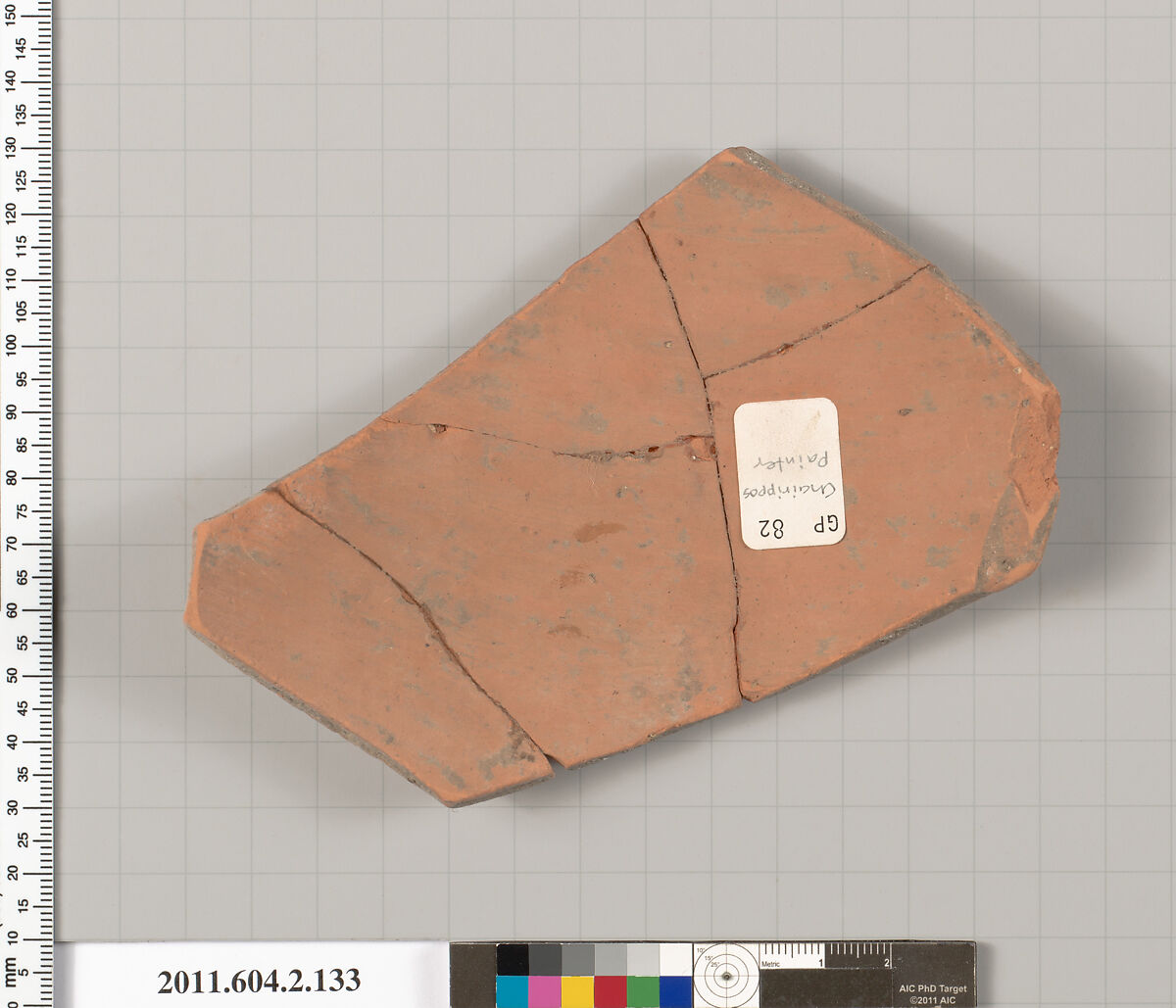 Terracotta fragment of a pelike (jar), Attributed to the Chairippos Painter [DvB], Terracotta, Greek, Attic