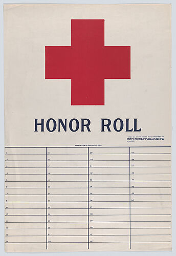 Issued by American Red Cross, The Red Cross Needs You: Join Now