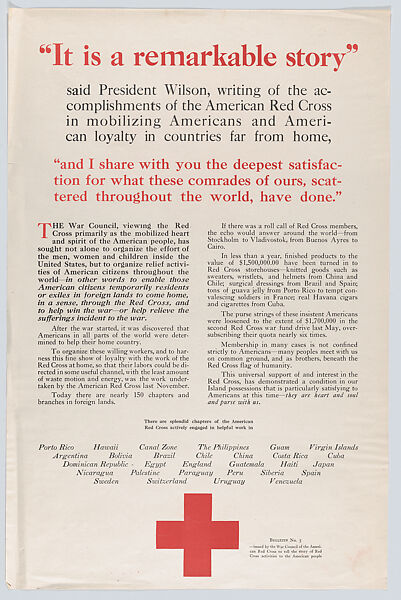 War Council of the American Red Cross, It is a remarkable story