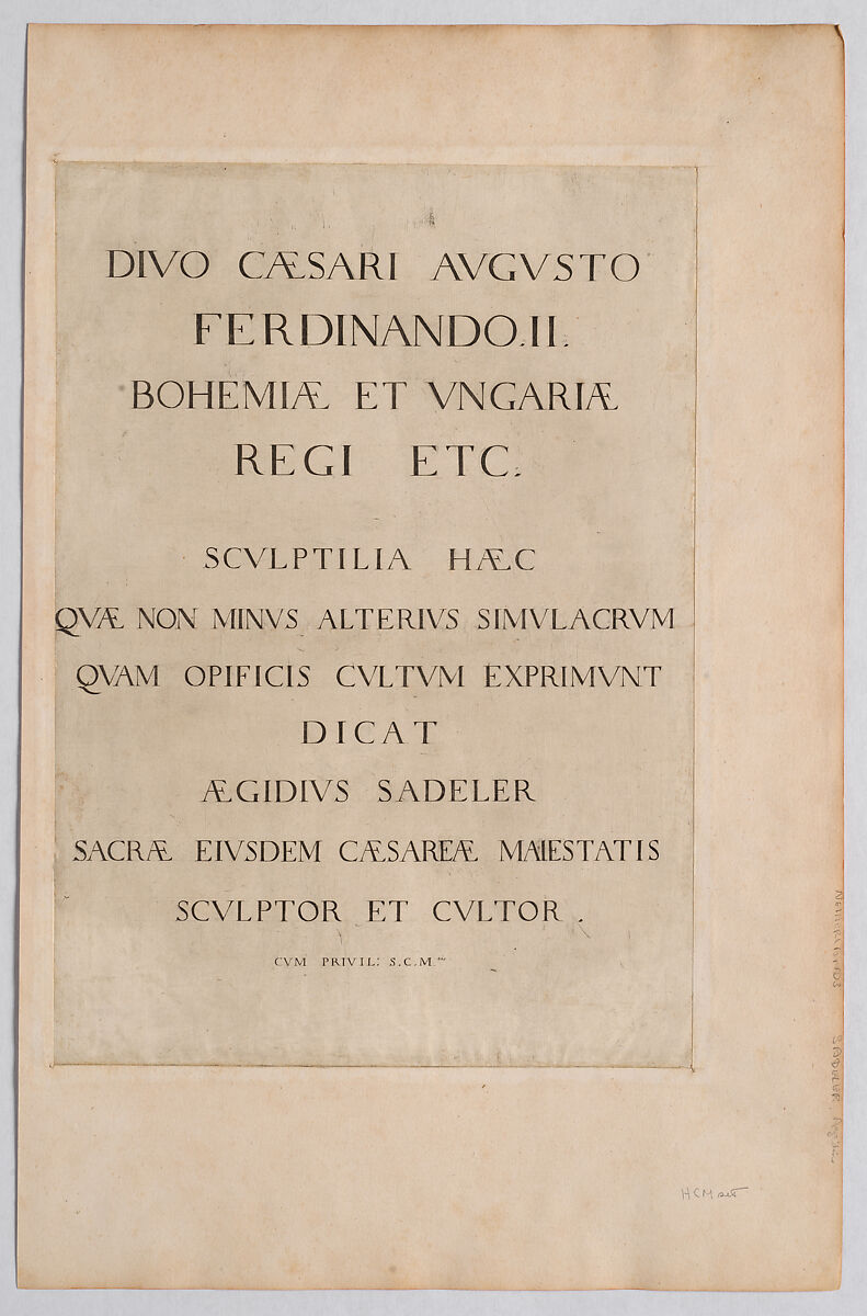 Family Tree of the House of Habsburg, Aegidius Sadeler II (Netherlandish, Antwerp 1568–1629 Prague), Engravings