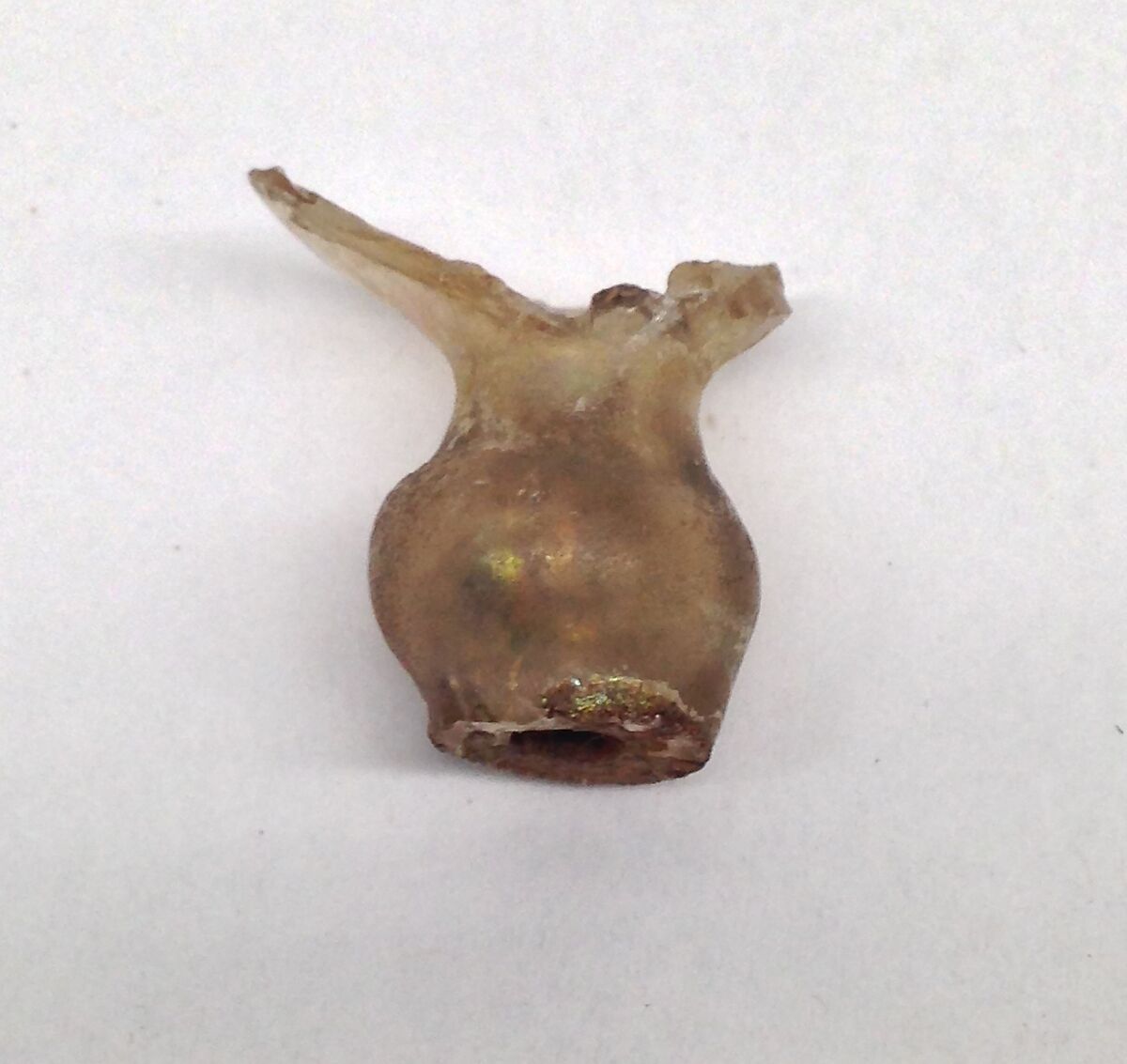 Fragment of Flask Necks, Glass, French or German and Syrian