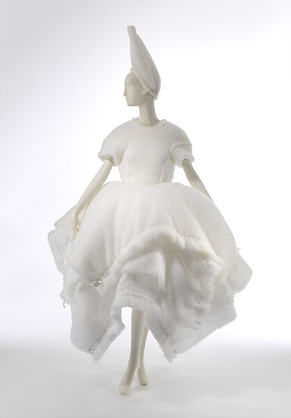 Sweetness Modern, Comme des Garçons (Japanese, founded 1969), (a) polyester, (b) polyester, cotton, (c) polyester, metal, Japanese
