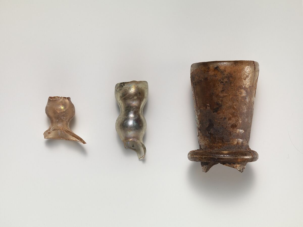 Fragment of a bottle, Glass, Syrian