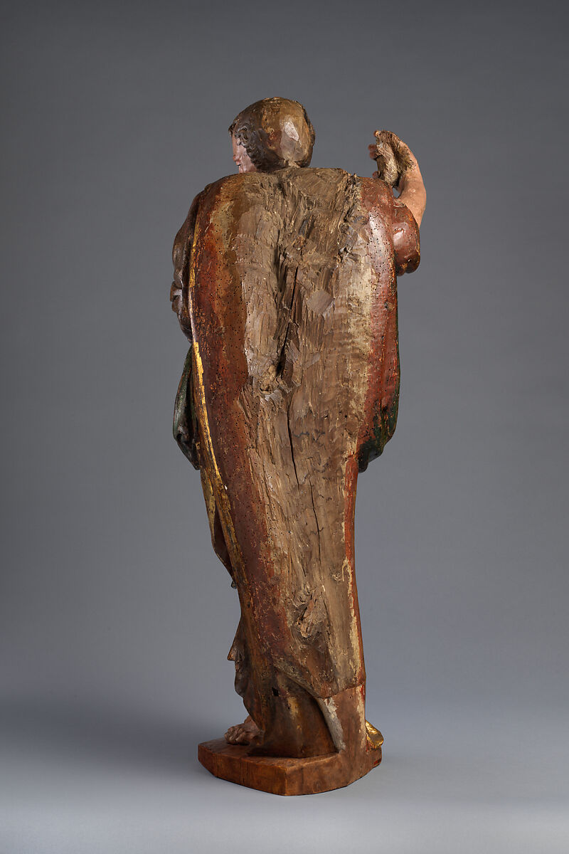 Apostle or Saint, Alonso Berruguete (Spanish, Parades de Nava (Palencia) ca. 1488–1561 Toledo), Polychrome and gilt walnut, Spanish, Valladolid