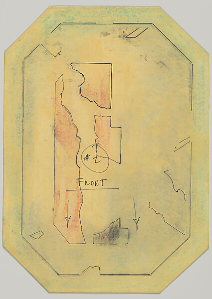 Jewels/Theme II, Eldzier Cortor (American, Richmond, Virginia 1916–2015 Seaford, New York), Mezzotint with etching in black and color aquatint with etching