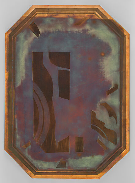 Jewels/Theme II, Eldzier Cortor (American, Richmond, Virginia 1916–2015 Seaford, New York), Mezzotint with etching in black and color aquatint with etching