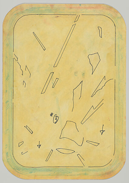 Jewels/Theme III, Eldzier Cortor (American, Richmond, Virginia 1916–2015 Seaford, New York), Mezzotint with etching in black and color aquatint with etching