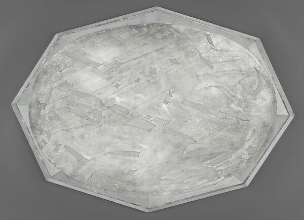 Jewels/Theme IV, Eldzier Cortor (American, Richmond, Virginia 1916–2015 Seaford, New York), Mezzotint with etching in black and color aquatint with etching